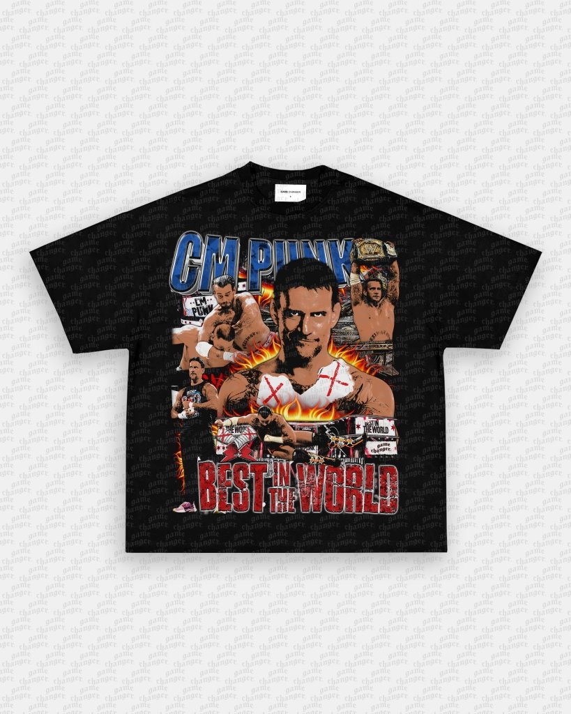 CM PUNK V3 TEE Hoodie, Sweatshirt | CoreVibeTees.com (Image 2)