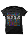 Cute Color Guard Words Girls Gift Colorguard Marching Band Black T-Shirt Hoodie, Sweatshirt | CoreVibeTees.com