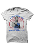 Arnold Schwarzenegger White T-Shirt Hoodie, Sweatshirt | CoreVibeTees.com