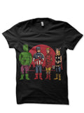 The Avengers Mashup Black T-Shirt Hoodie, Sweatshirt | CoreVibeTees.com