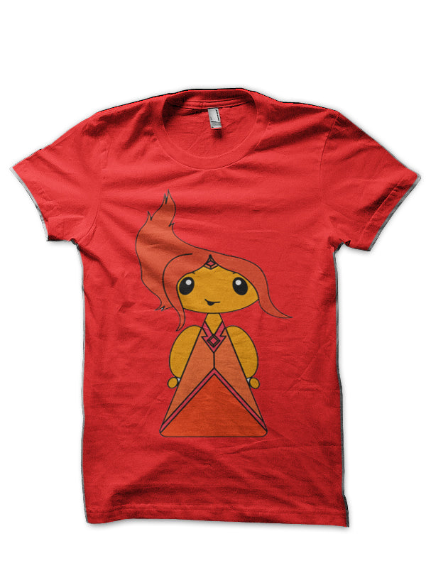 Comicones Flame Princess Red Half Sleeve T-Shirt Hoodie, Sweatshirt | CoreVibeTees.com