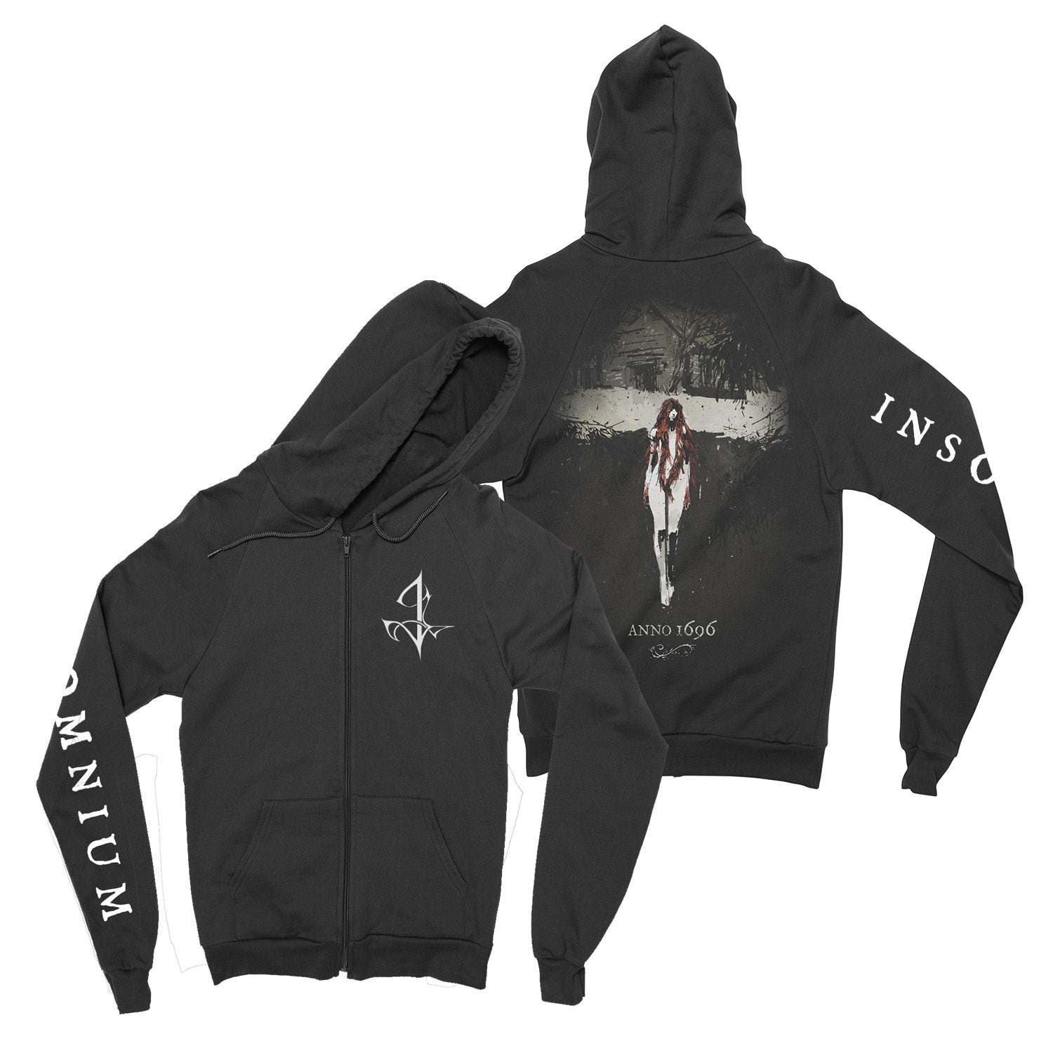 Insomnium - Anno 1696 zip-up hoodie T-Shirts, Sweatshirt | CoreVibeTees.com (Image 1)