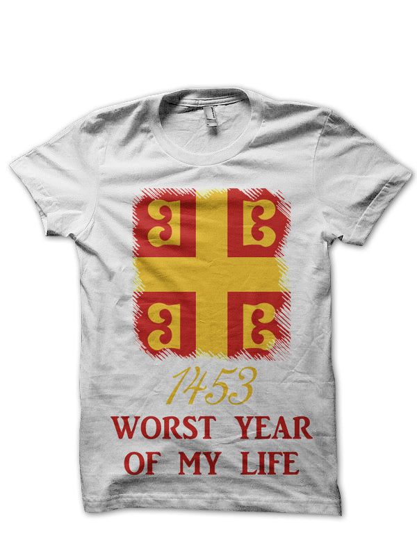Constantinople 1453 Byzantine Empire White T-Shirt Hoodie, Sweatshirt | CoreVibeTees.com