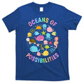 Cute Oceans Of Possibilities Summer Reading Sea Creatures T-Shirt Hoodie, Sweatshirt | CoreVibeTees.com