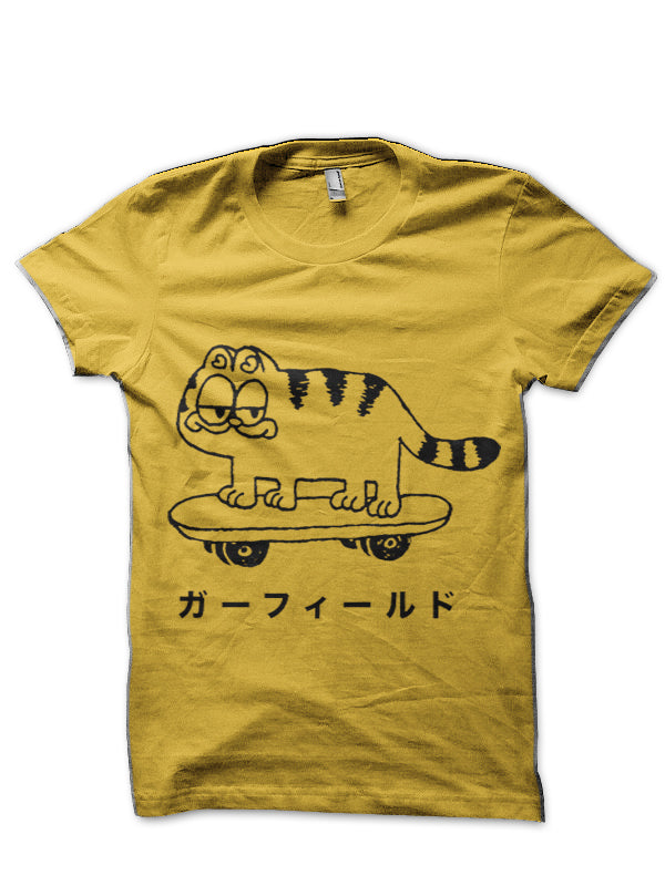Cool garfield Yellow T-Shirt Hoodie, Sweatshirt | CoreVibeTees.com