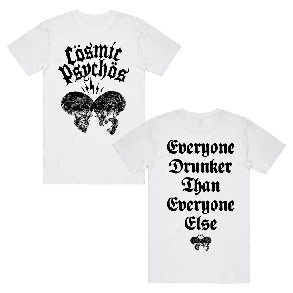 Clashing Skulls T-Shirt (White) Hoodie, Sweatshirt | CoreVibeTees.com (Image 1)
