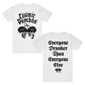 Clashing Skulls T-Shirt (White) Hoodie, Sweatshirt | CoreVibeTees.com (Image 1)