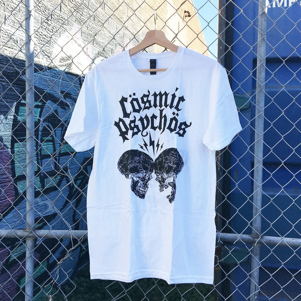 Clashing Skulls T-Shirt (White) Hoodie, Sweatshirt | CoreVibeTees.com (Image 2)