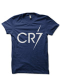 CR 7 Navy Blue Tee Hoodie, Sweatshirt | CoreVibeTees.com
