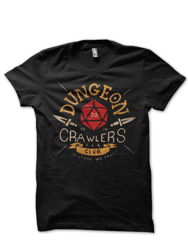 Dungeon Crawlers Club Black T-Shirt Hoodie, Sweatshirt | CoreVibeTees.com