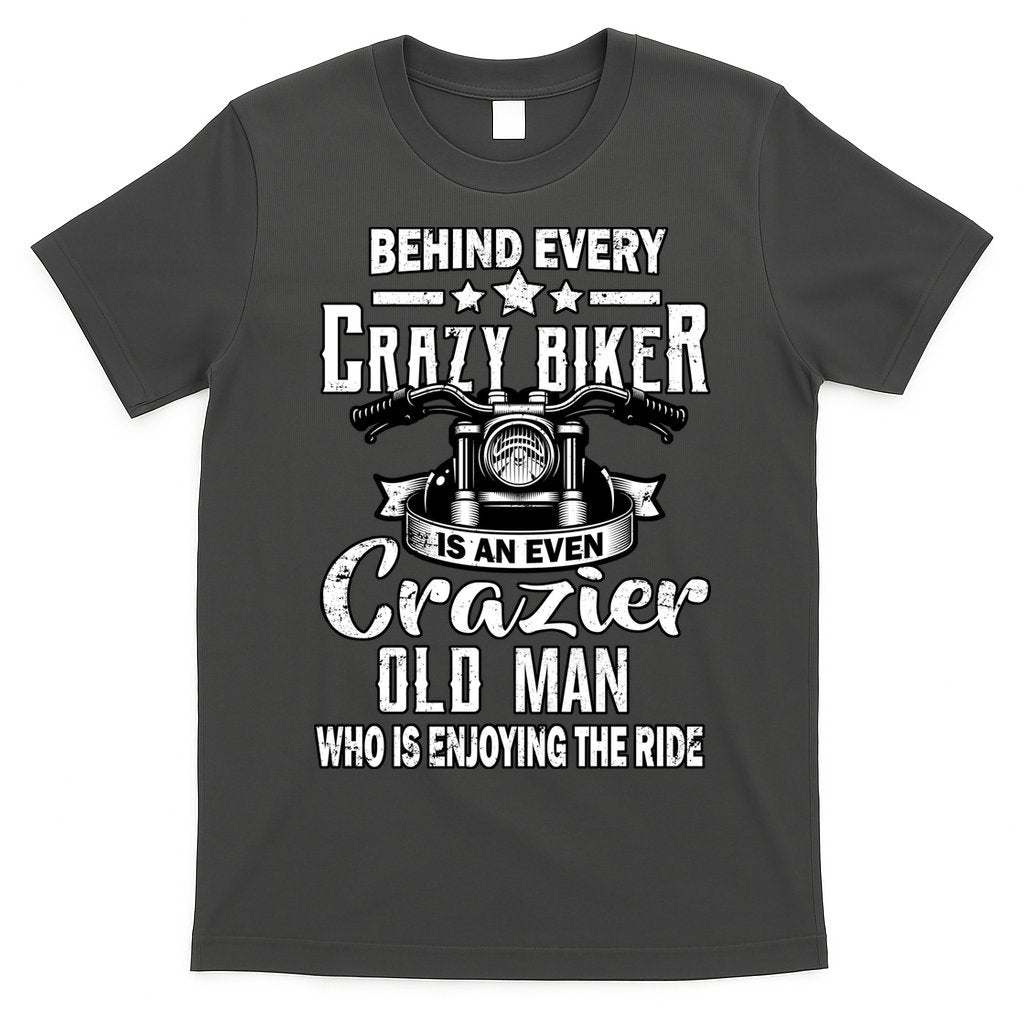 Crazy Old Biker Man T-Shirt Hoodie, Sweatshirt | CoreVibeTees.com