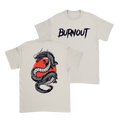College Burnout - Dragon Sun T-Shirt (Creme) Hoodie, Sweatshirt | CoreVibeTees.com (Image 1)