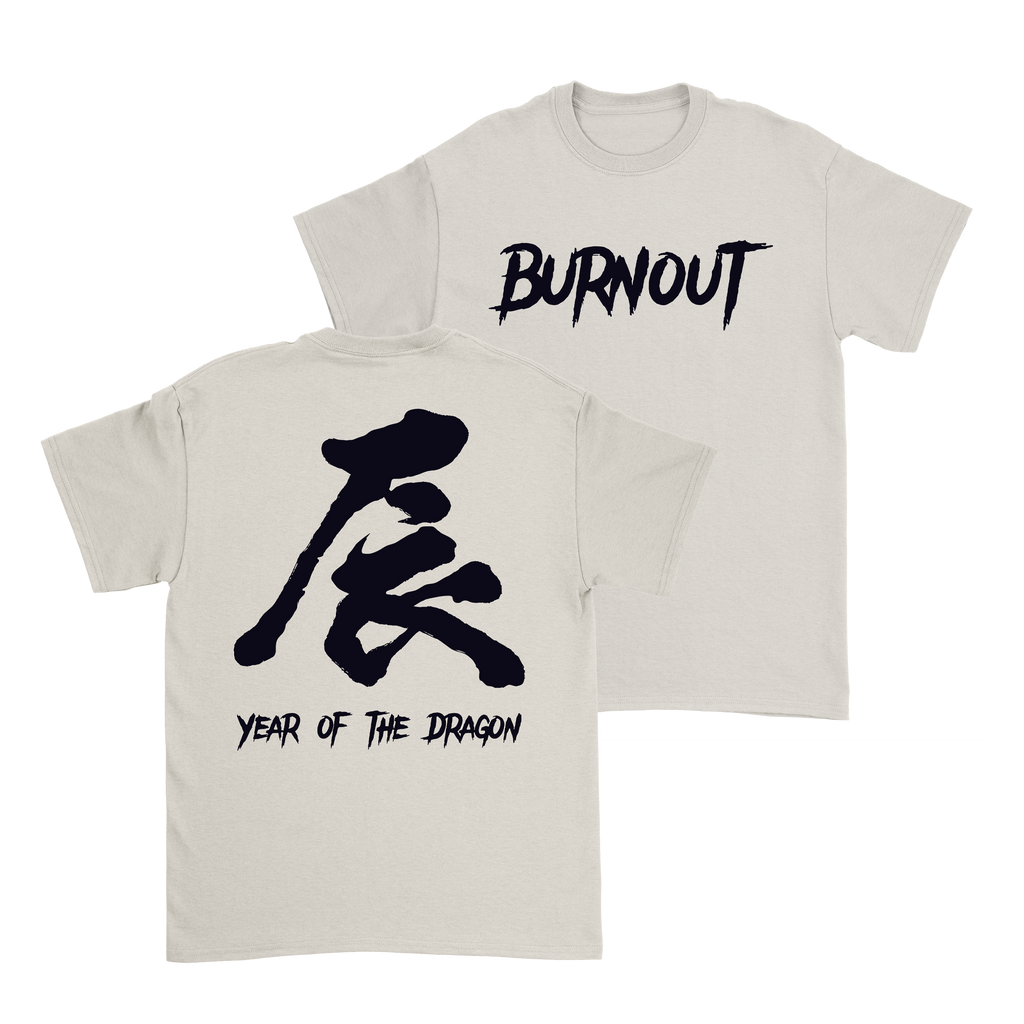 College Burnout - Year of the Dragon T-Shirt (Creme) Hoodie, Sweatshirt | CoreVibeTees.com (Image 1)