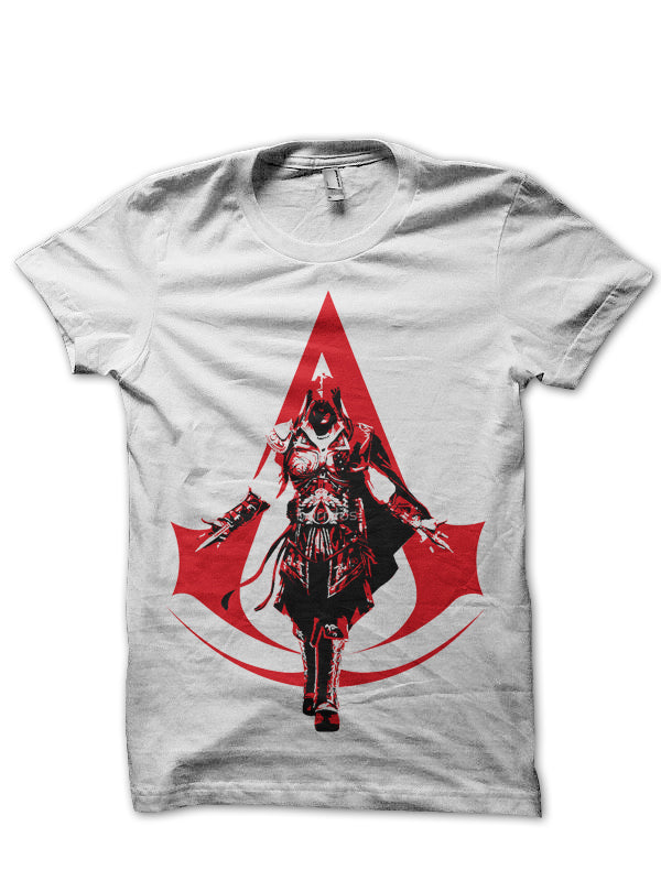 Assassins Creed White Tee Style002 Hoodie, Sweatshirt | CoreVibeTees.com
