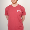 Four Year Strong - Embroidered Logo Shirt (Crimson) Hoodie, Sweatshirt | CoreVibeTees.com (Image 1)