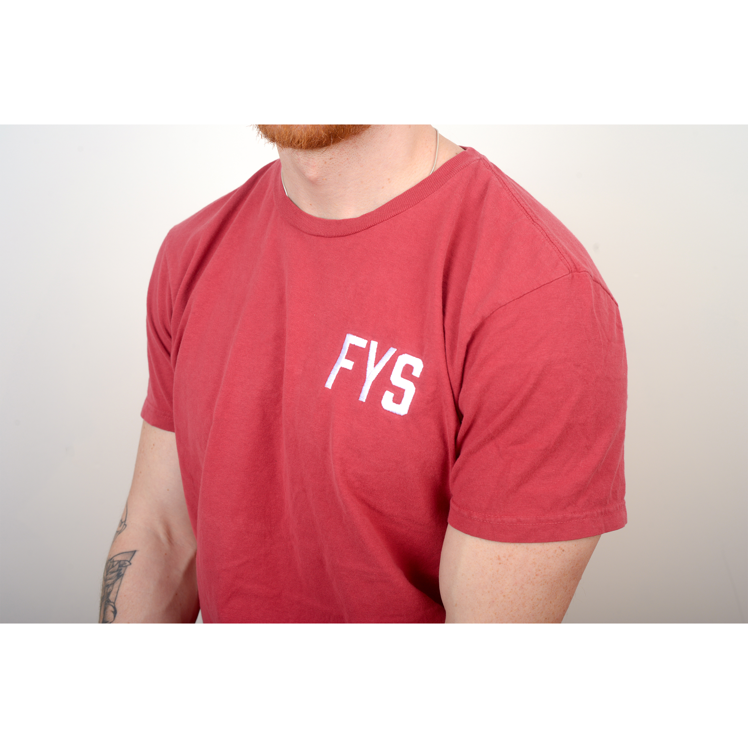 Four Year Strong - Embroidered Logo Shirt (Crimson) Hoodie, Sweatshirt | CoreVibeTees.com (Image 2)