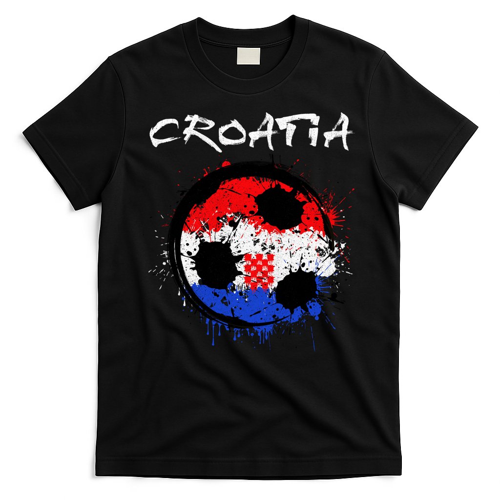 Croatia Soccer Ball Flag T-Shirt Hoodie, Sweatshirt | CoreVibeTees.com