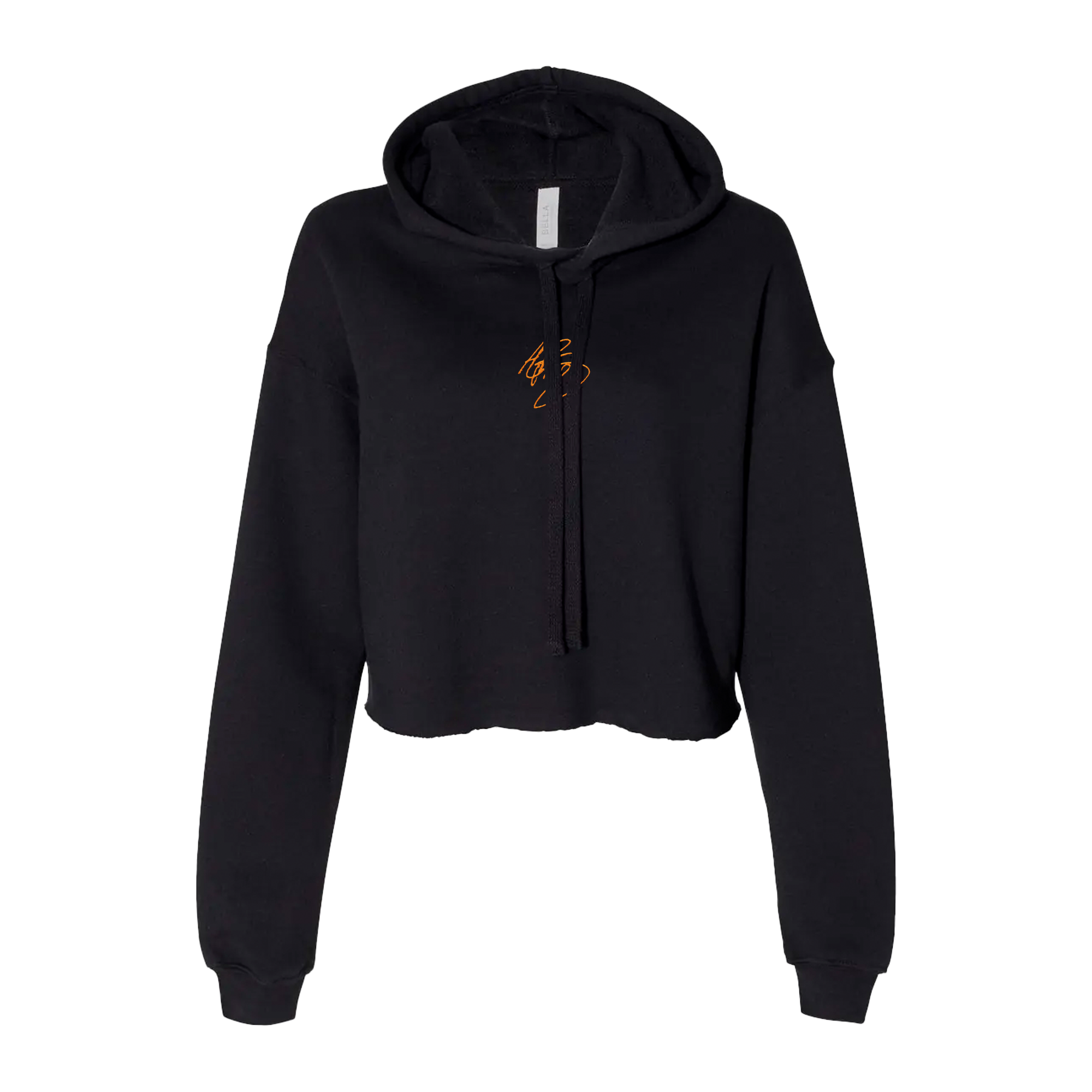 Alpha Wolf - Signature Embroidered Crop Hoodie T-Shirts, Sweatshirt | CoreVibeTees.com