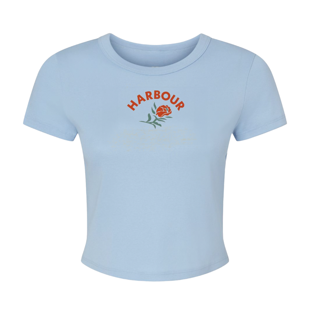 Harbour - Rose Baby Tee Hoodie, Sweatshirt | CoreVibeTees.com