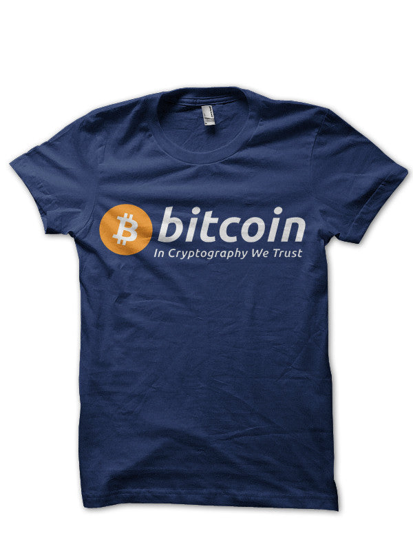 Bitcoin In Cryptography We Trust T-Shirt Hoodie, Sweatshirt | CoreVibeTees.com