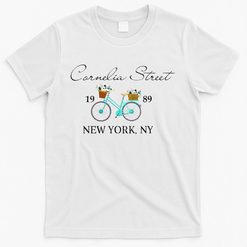 Cornelia Street Crew New York City 1989 Floral Bike Women T-Shirt Hoodie, Sweatshirt | CoreVibeTees.com