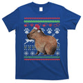 Capybara Santacool Giftclaus Ugly Christmas Sweater Holiday Lover Gift T-Shirt Hoodie, Sweatshirt | CoreVibeTees.com