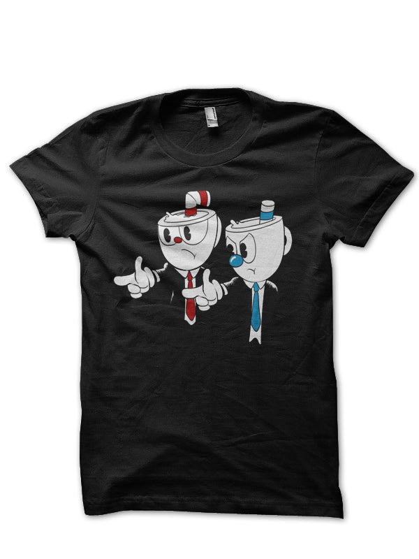 Cup Fiction Exclusive Black Half Sleeve T-Shirt Hoodie, Sweatshirt | CoreVibeTees.com