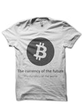 Bitcoin Currency Of The Future White T-Shirt Hoodie, Sweatshirt | CoreVibeTees.com