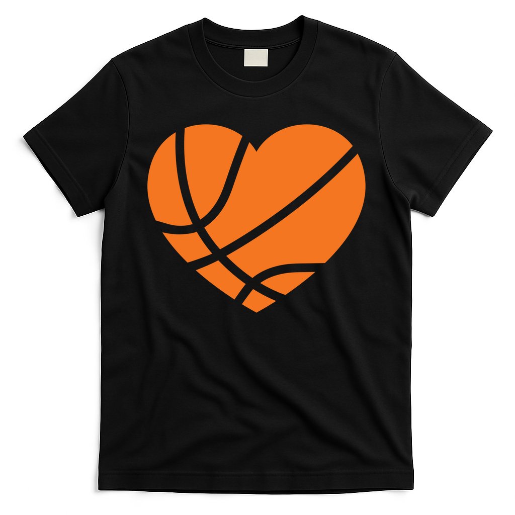 Cute Basketball Heart T-Shirt Hoodie, Sweatshirt | CoreVibeTees.com