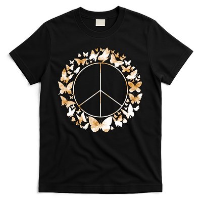 Cute Butterfly Peace Sign T-Shirt Hoodie, Sweatshirt | CoreVibeTees.com
