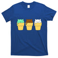 Cute Ice Cream Cat Flavors T-Shirt Hoodie, Sweatshirt | CoreVibeTees.com