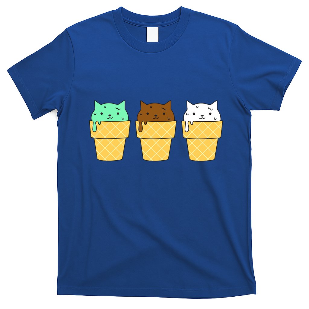 Cute Ice Cream Cat Flavors T-Shirt Hoodie, Sweatshirt | CoreVibeTees.com