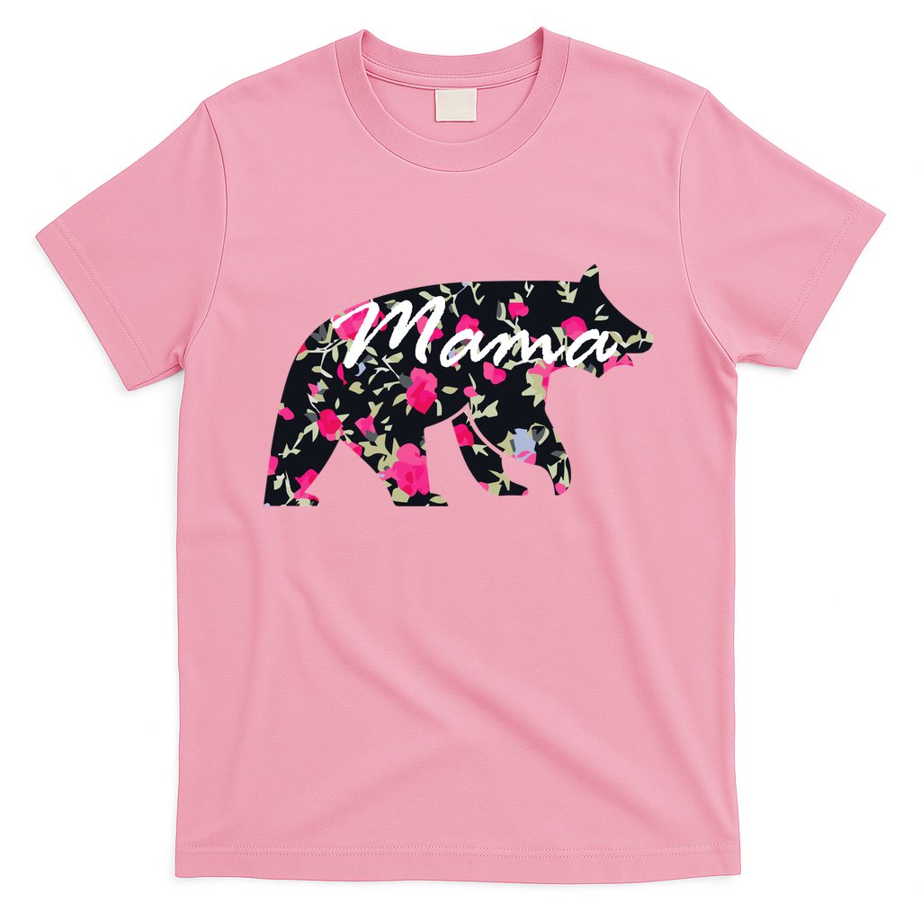 Cute Mama Bear Flowers T-Shirt Hoodie, Sweatshirt | CoreVibeTees.com