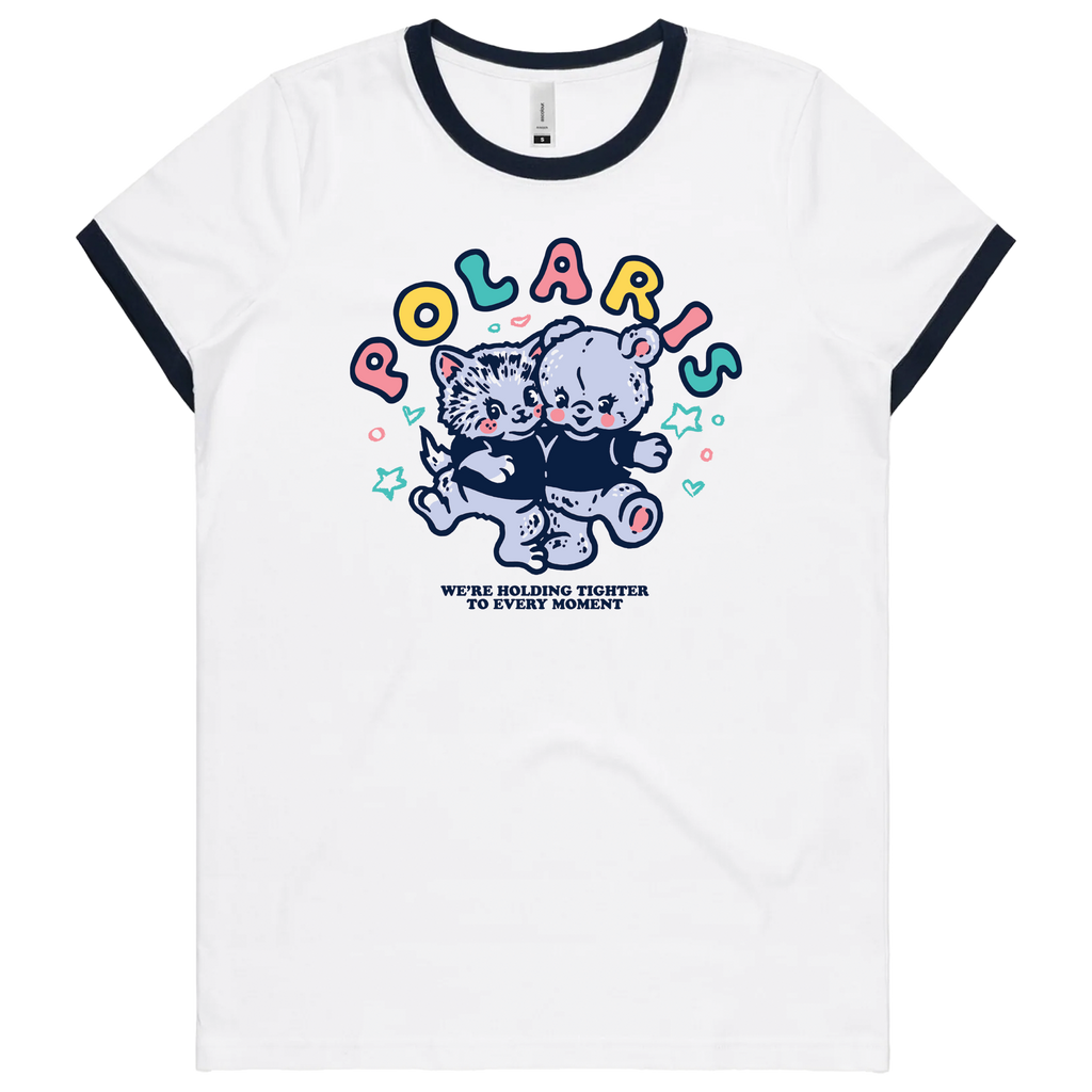 Polaris - Cute Women's Ringer Tee Hoodie, Sweatshirt | CoreVibeTees.com