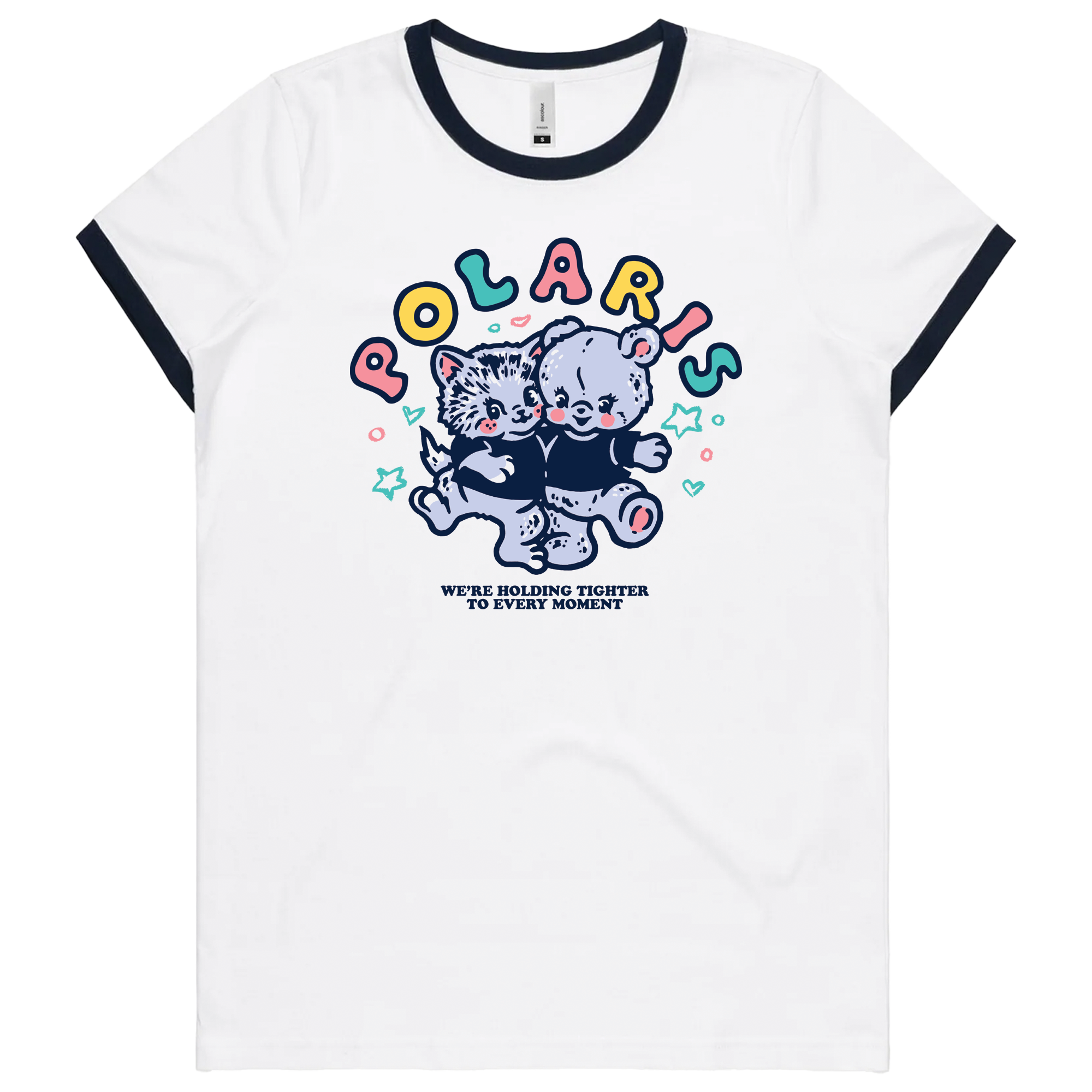 Polaris - Cute Women's Ringer Tee Hoodie, Sweatshirt | CoreVibeTees.com