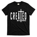 Created With A Purpose Jesus T-Shirt Hoodie, Sweatshirt | CoreVibeTees.com