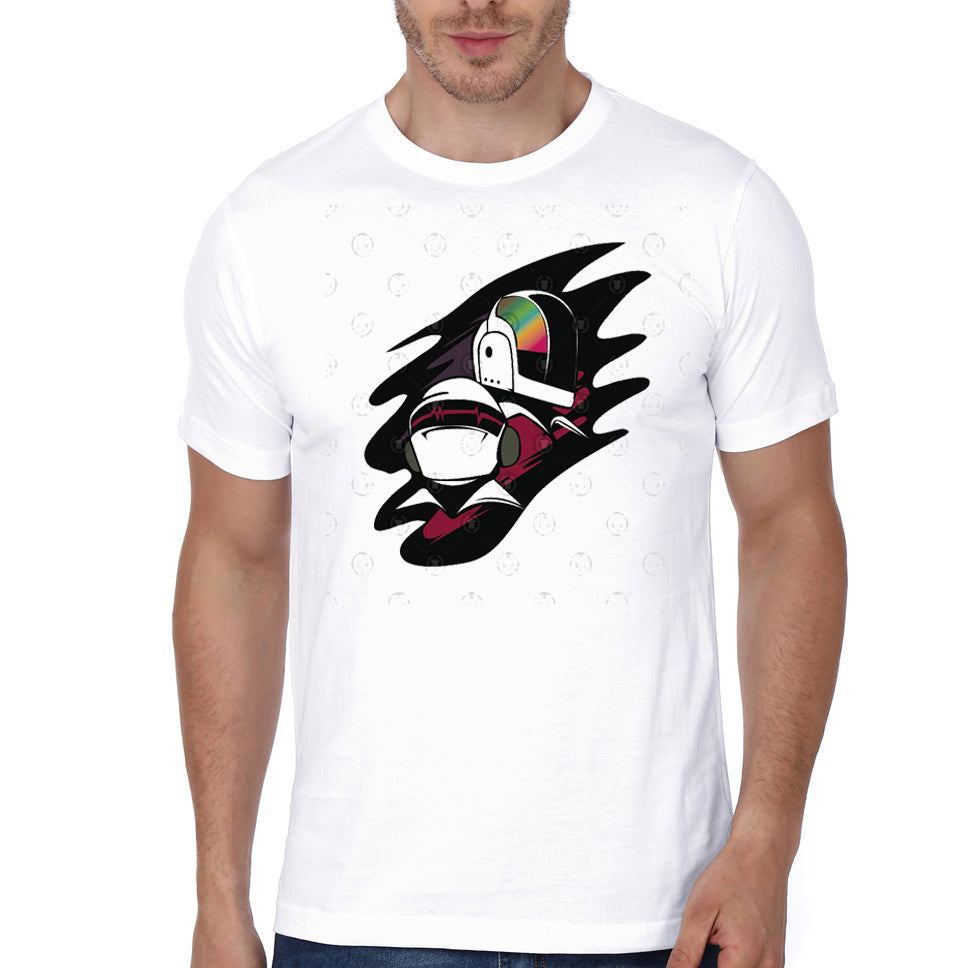 Daft Punk White T-Shirt Hoodie, Sweatshirt | CoreVibeTees.com