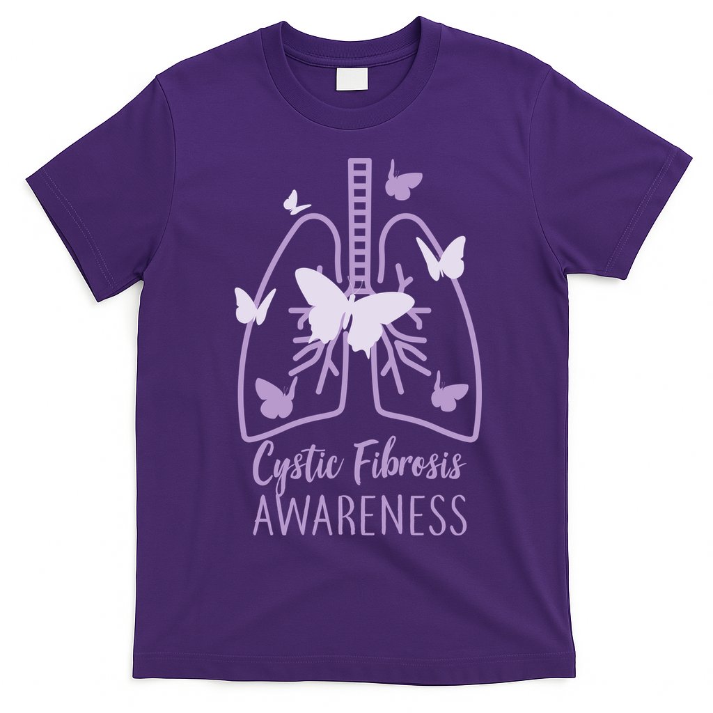 Cystic Fibrosis Awareness Butterflies T-Shirt Hoodie, Sweatshirt | CoreVibeTees.com