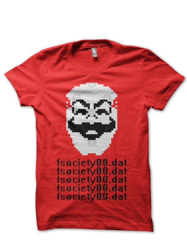 Mr Robot Red T-Shirt Hoodie, Sweatshirt | CoreVibeTees.com