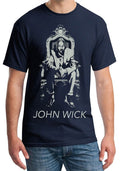 John Wick Navy Blue Half Sleeve T-Shirt Style001 Hoodie, Sweatshirt | CoreVibeTees.com