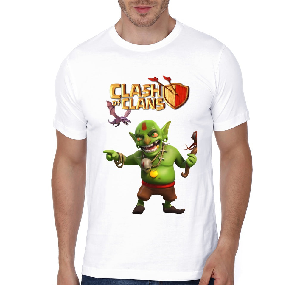 Clash of Clans White Tee Hoodie, Sweatshirt | CoreVibeTees.com