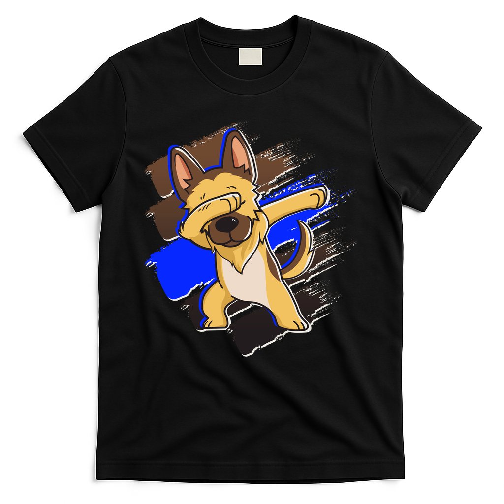 Dabbing K-9 Blue Police Thin Line T-Shirt Hoodie, Sweatshirt | CoreVibeTees.com
