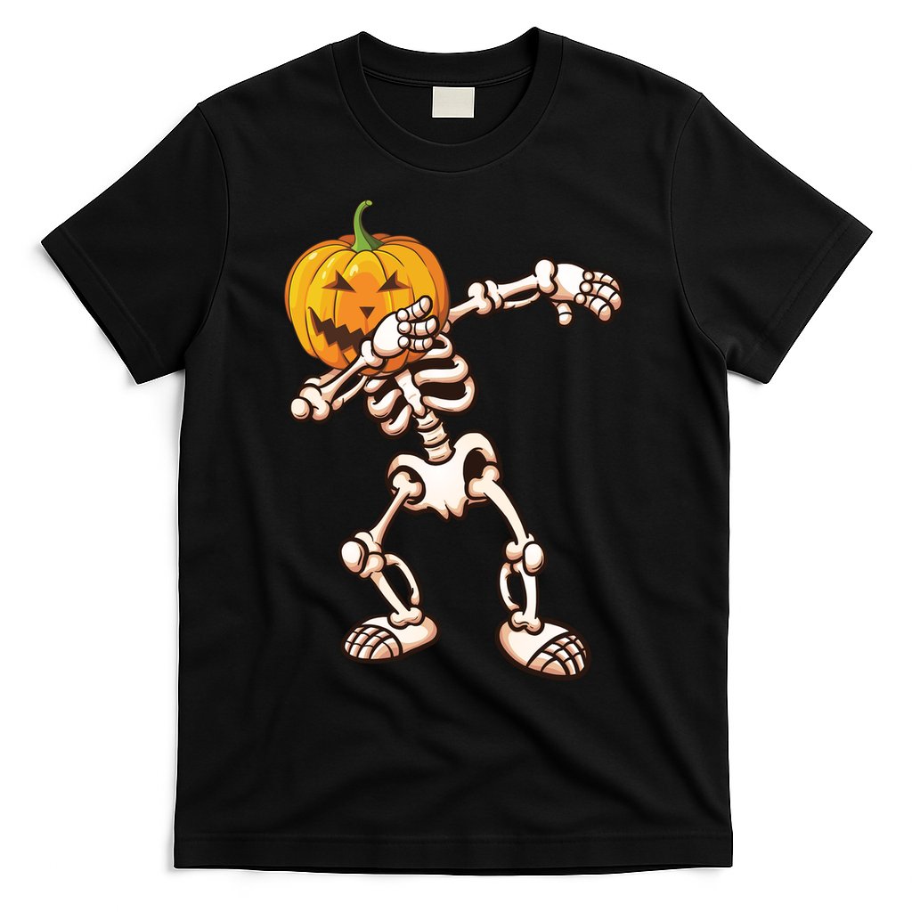 Dabbing Skeleton Pumpkin Head T-Shirt Hoodie, Sweatshirt | CoreVibeTees.com