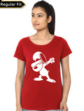 Dabbing Dog Red Girls T-Shirt Hoodie, Sweatshirt | CoreVibeTees.com