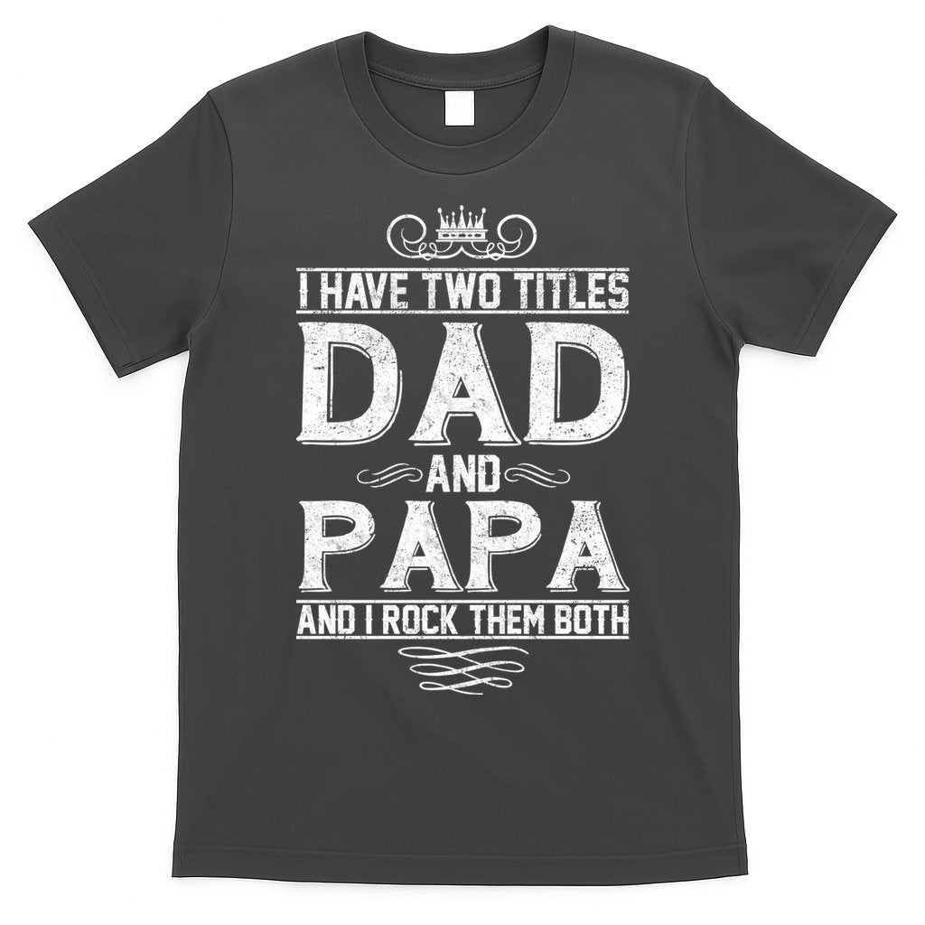 Dad And Papa Rock The Both T-Shirt Hoodie, Sweatshirt | CoreVibeTees.com