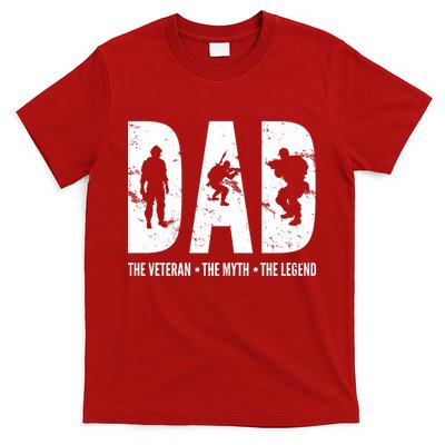 Dad The Veteran The Myth The Legend T-Shirt Hoodie, Sweatshirt | CoreVibeTees.com