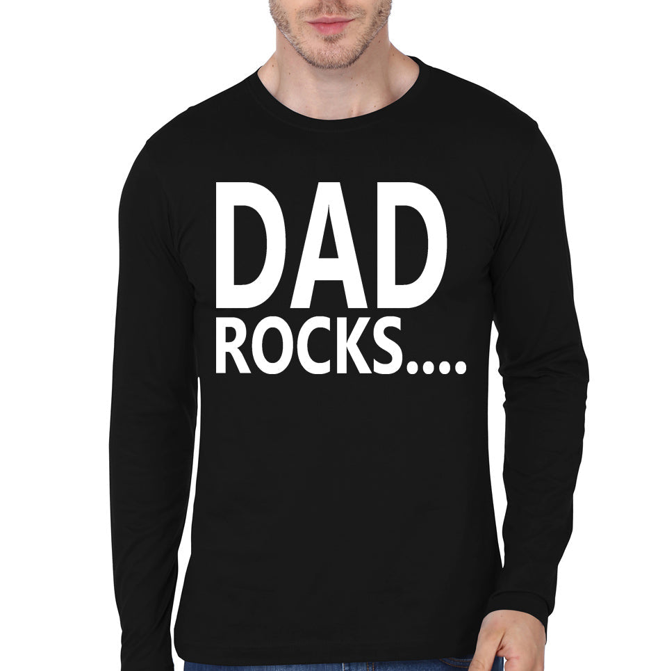 Dad Black Full Sleeve Tee Hoodie, Sweatshirt | CoreVibeTees.com