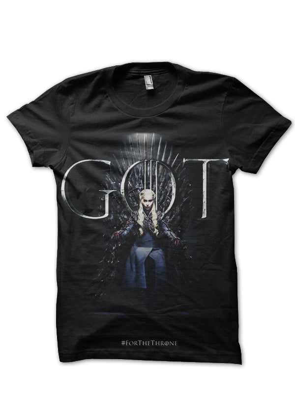 Daenerys Targaryen For The Throne T-Shirt Hoodie, Sweatshirt | CoreVibeTees.com