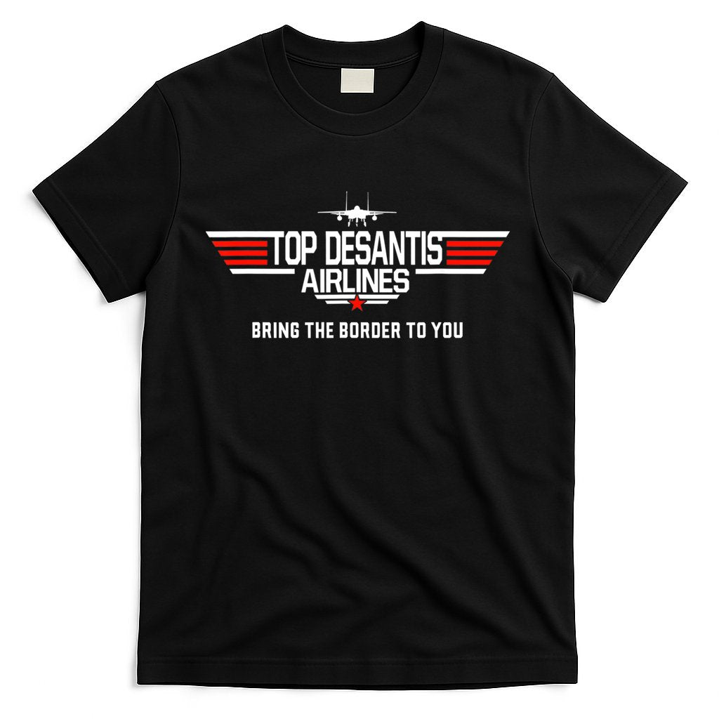 DeSantis Airlines Funny Political Meme Top DeSantis Airlines T-Shirt Hoodie, Sweatshirt | CoreVibeTees.com