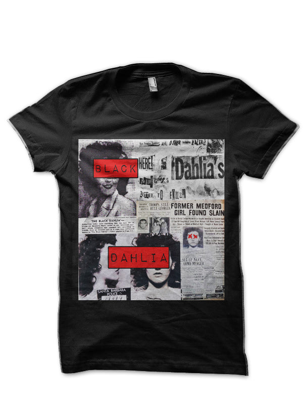 Black Dahlia Half Sleeve T-Shirt Style004 Hoodie, Sweatshirt | CoreVibeTees.com